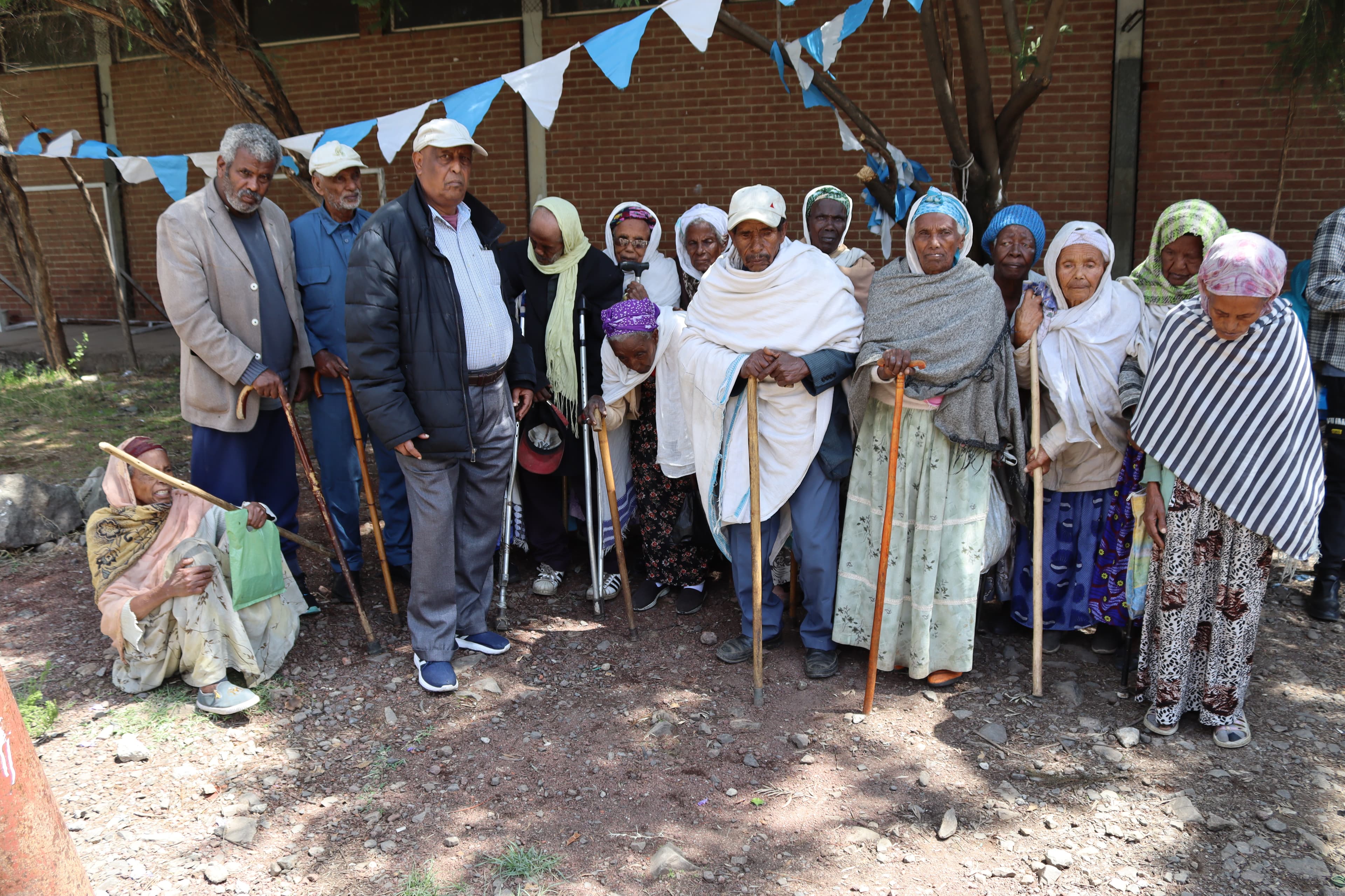 Senior Community Members Gathering